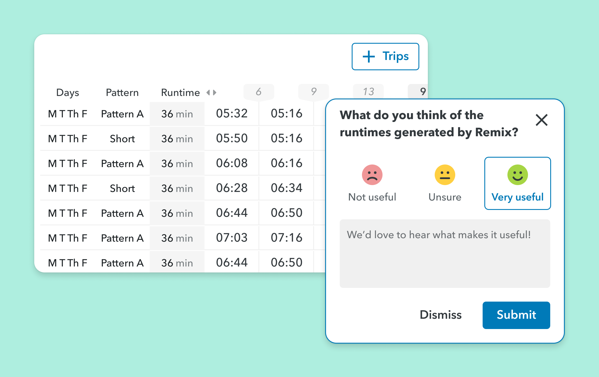 Runtimes In-product Feedback