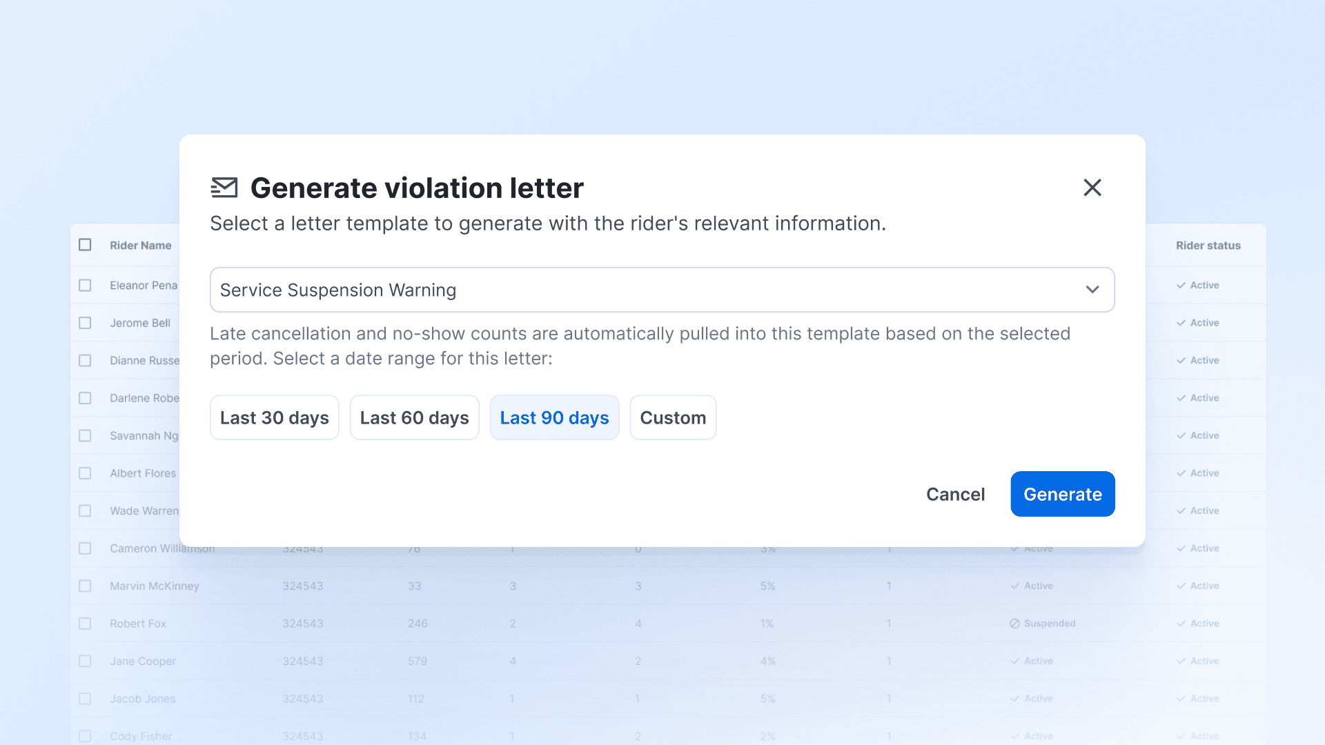 VOC-Violation-letters