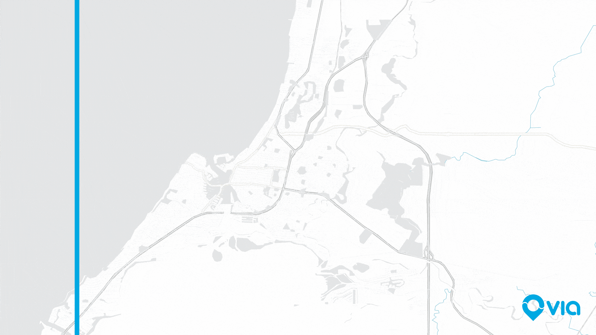 Efficient transit system map animation