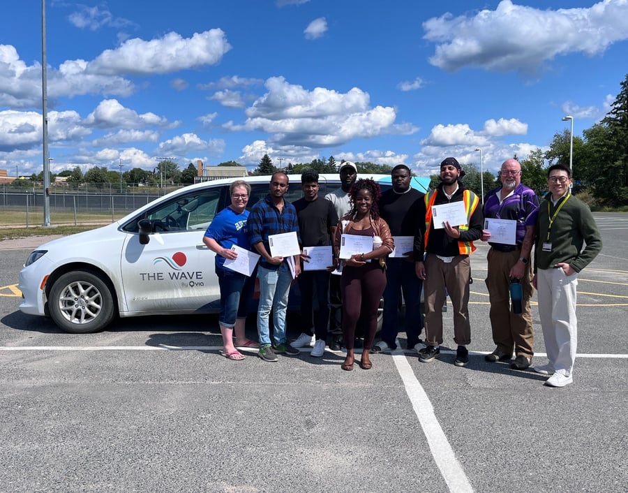 Proud drivers of The Wave